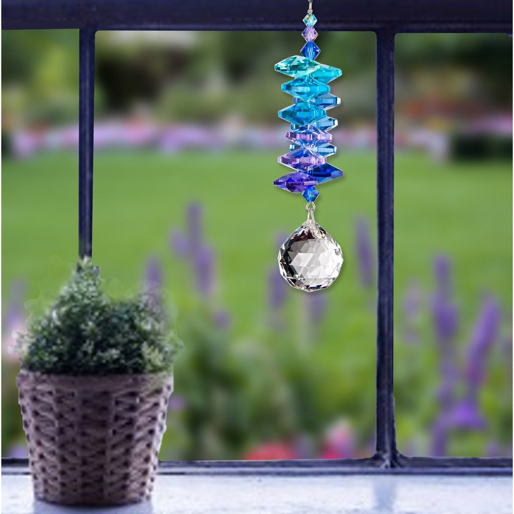 Crystal Moonlight Cascade Suncatcher - Ball lifestyle image