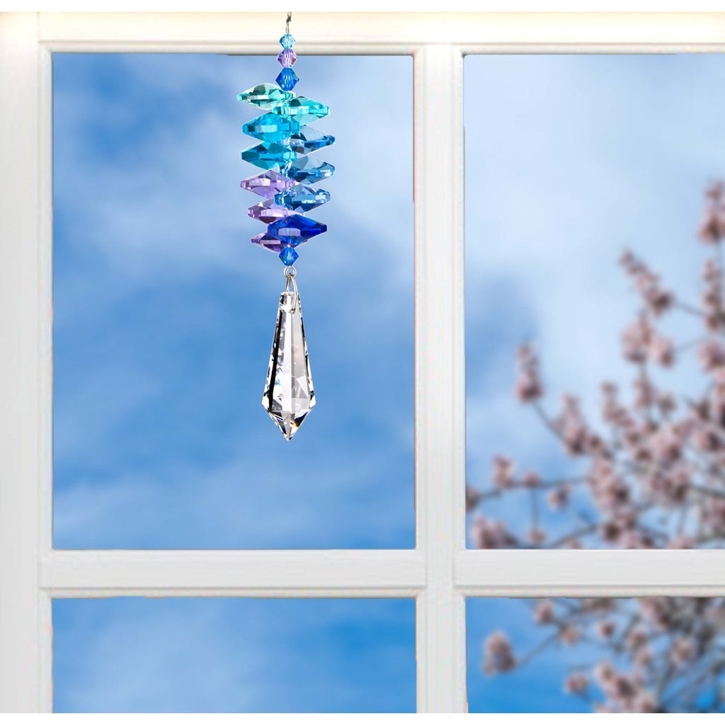 Crystal Moonlight Cascade Suncatcher - Icicle lifestyle image