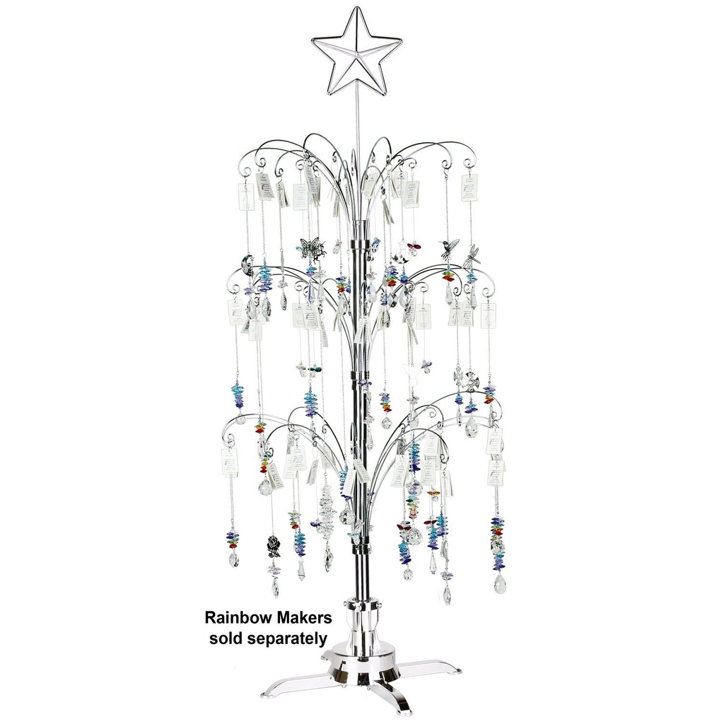 Fiddlehead Rotating 4-Foot Tree image with crystal suncatchers (sold separately)