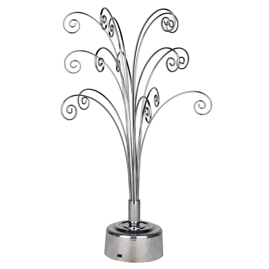 Fiddlehead Rotating Tabletop Tree - Silver main image