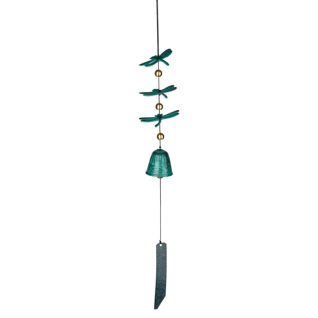 Habitats - Dragonfly Windbell, Verdigris full product image