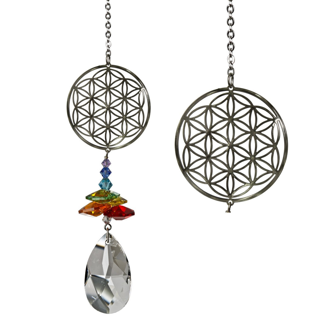 Crystal Fantasy Suncatcher - Flower of Life main image