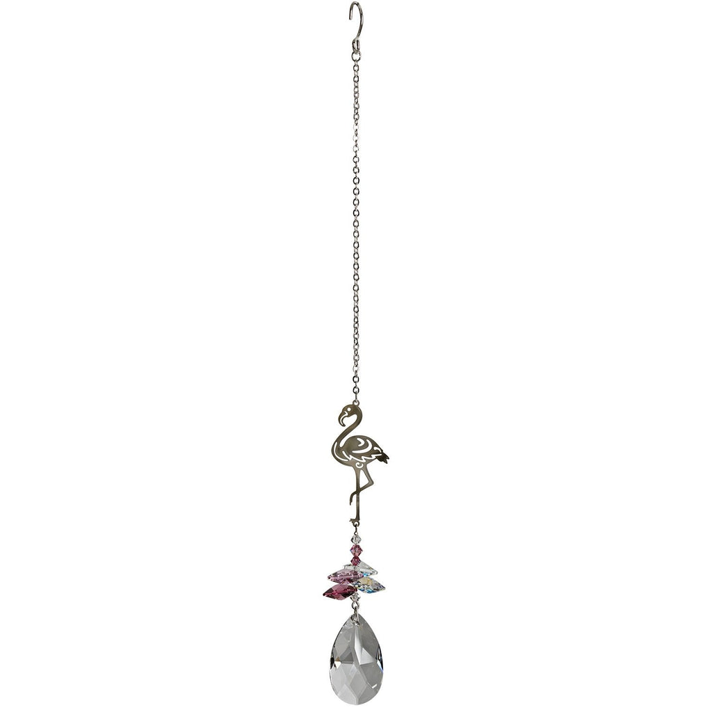 Crystal Fantasy Suncatcher - Pink Flamingo full product image