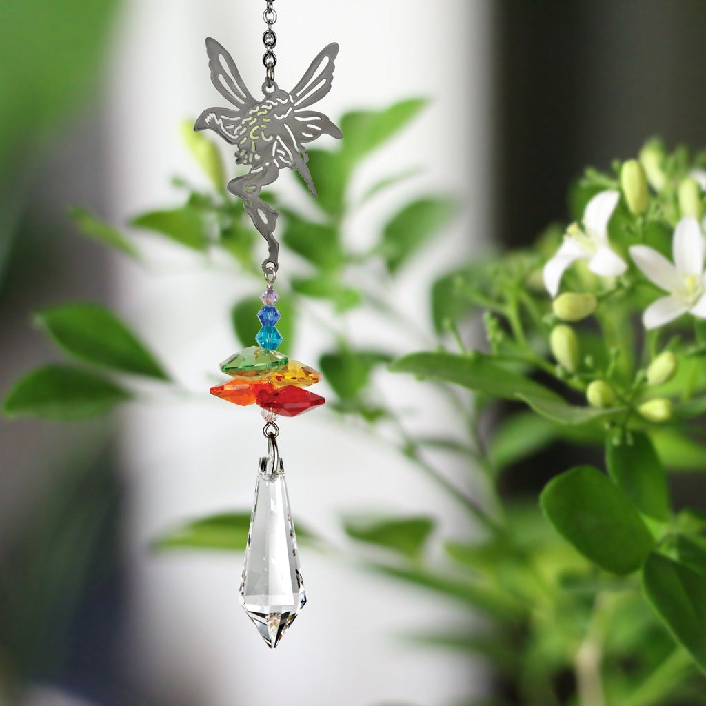 Crystal Fantasy Suncatcher - Rainbow Fairy lifestyle image