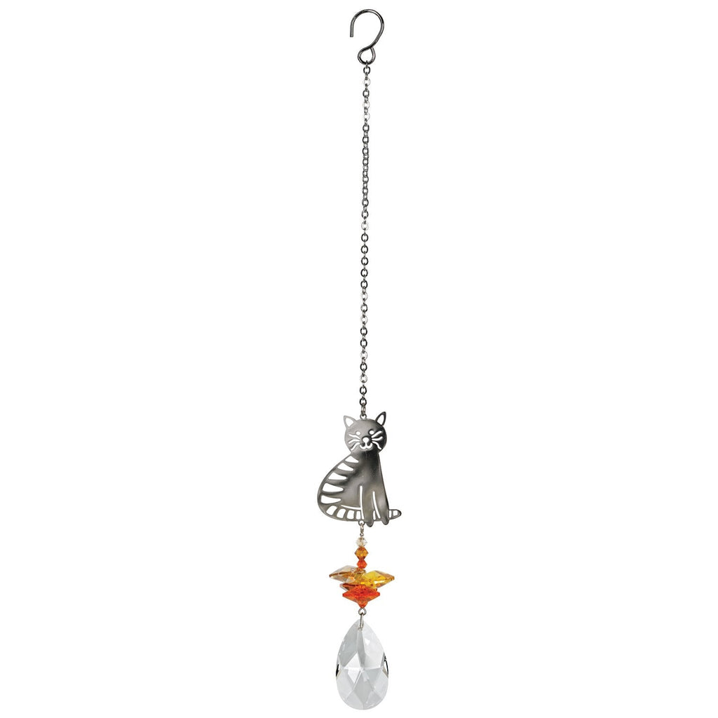 Crystal Fantasy Suncatcher - Tabby Cat full product image