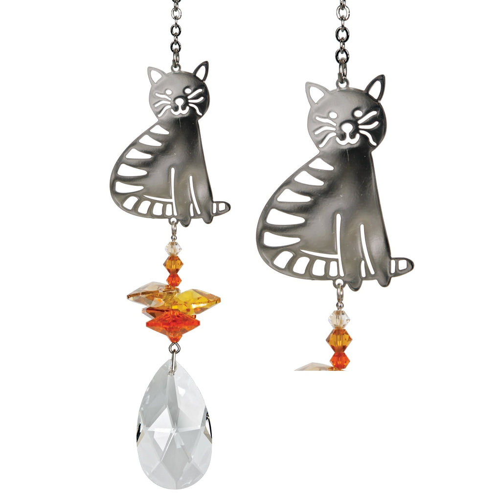 Crystal Fantasy Suncatcher - Tabby Cat main image