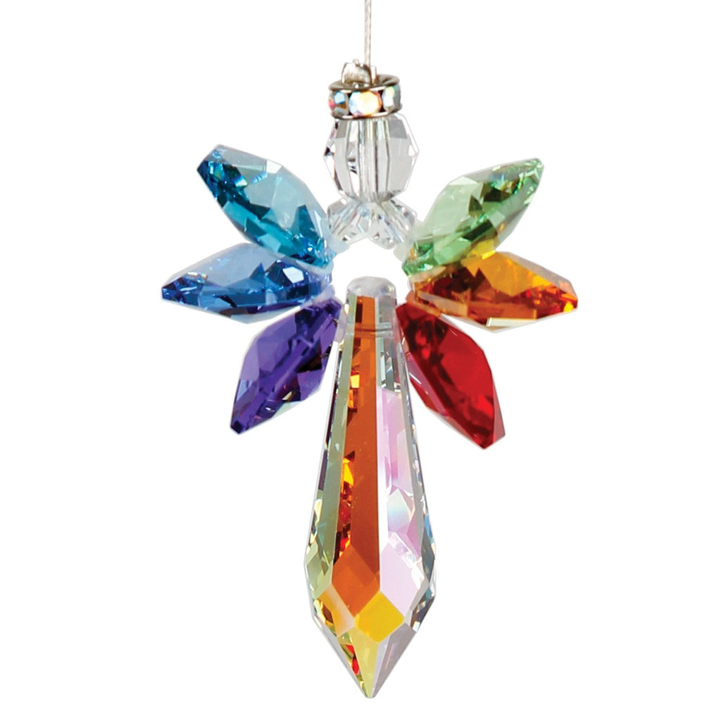 Crystal Guardian Angel Suncatcher - Large, Chakra main image