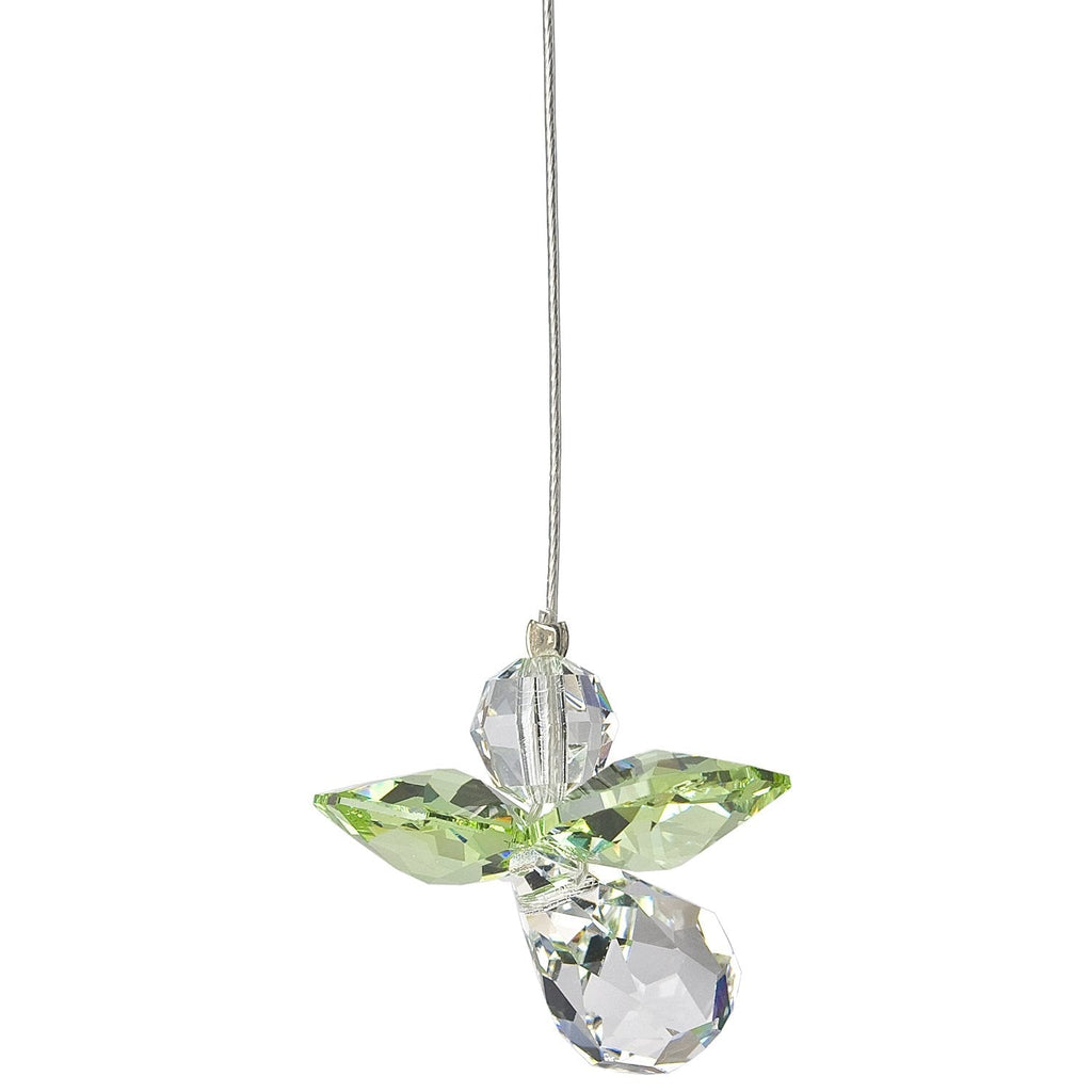 Crystal Guardian Angel Suncatcher - Peridot (August) alternate product image