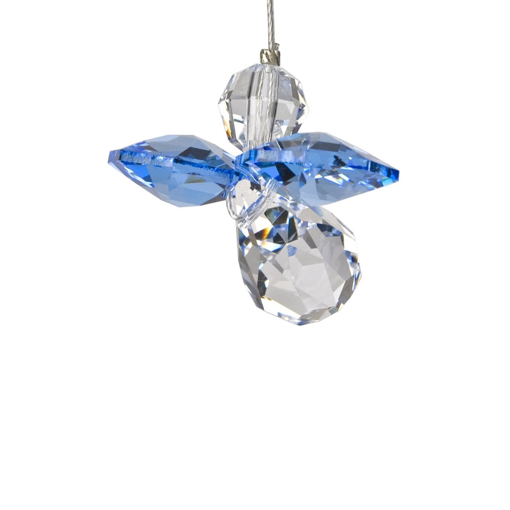 Crystal Guardian Angel Suncatcher - Sapphire (September) main image