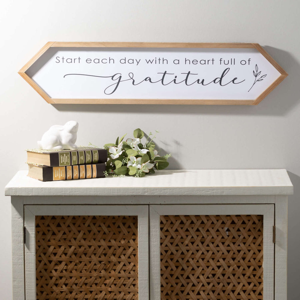 Start Each Day Wall Decor Set 