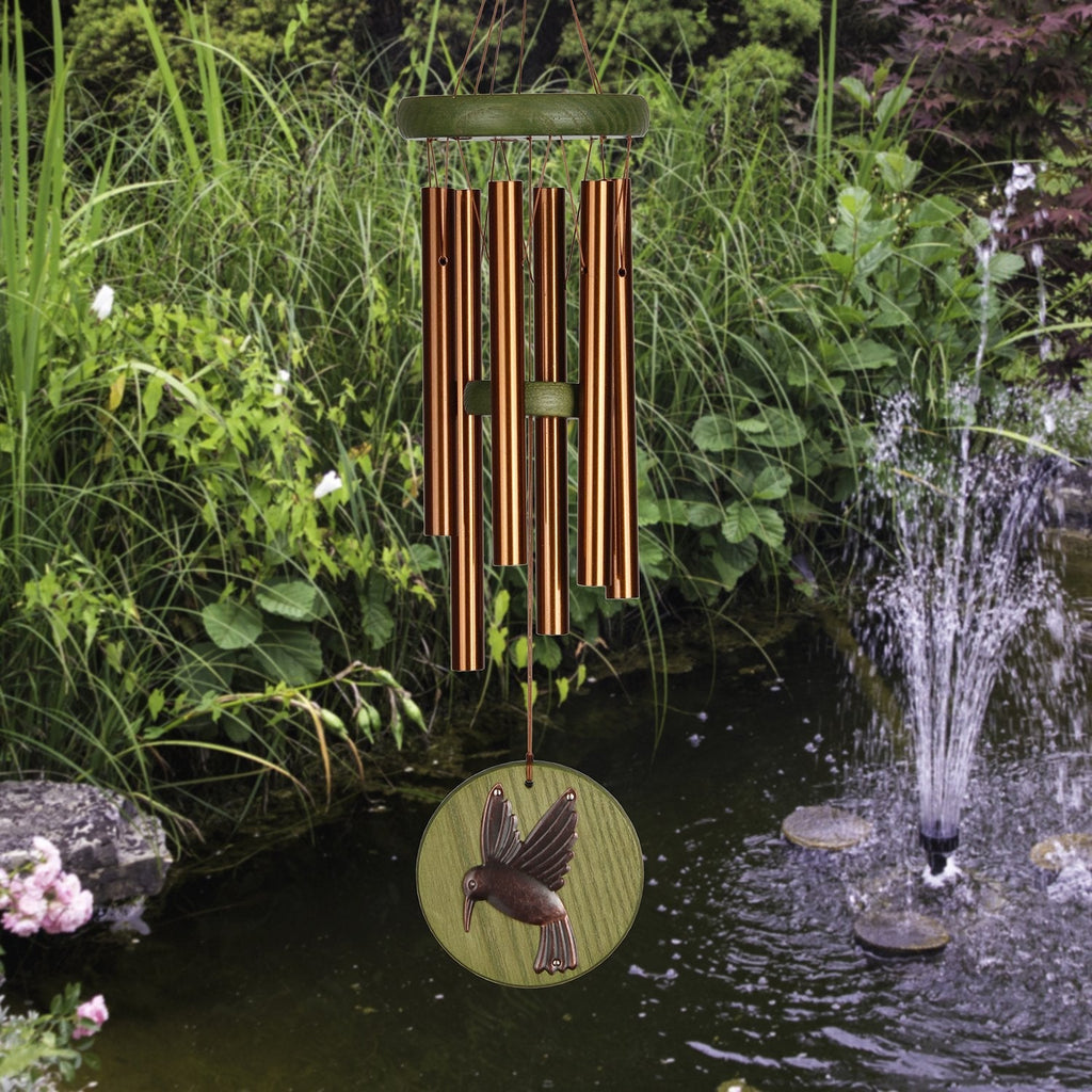 Woodstock Habitats Chime - Green, Hummingbird, Small lifestyle image