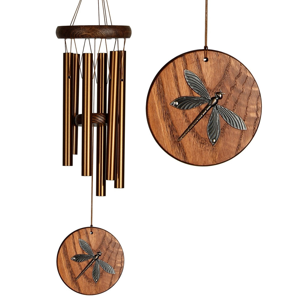 Woodstock Habitats Chime - Teak, Dragonfly main image