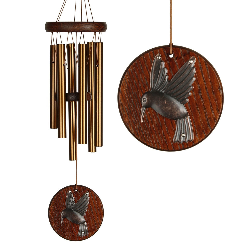 Woodstock Habitats Chime - Teak, Hummingbird main image