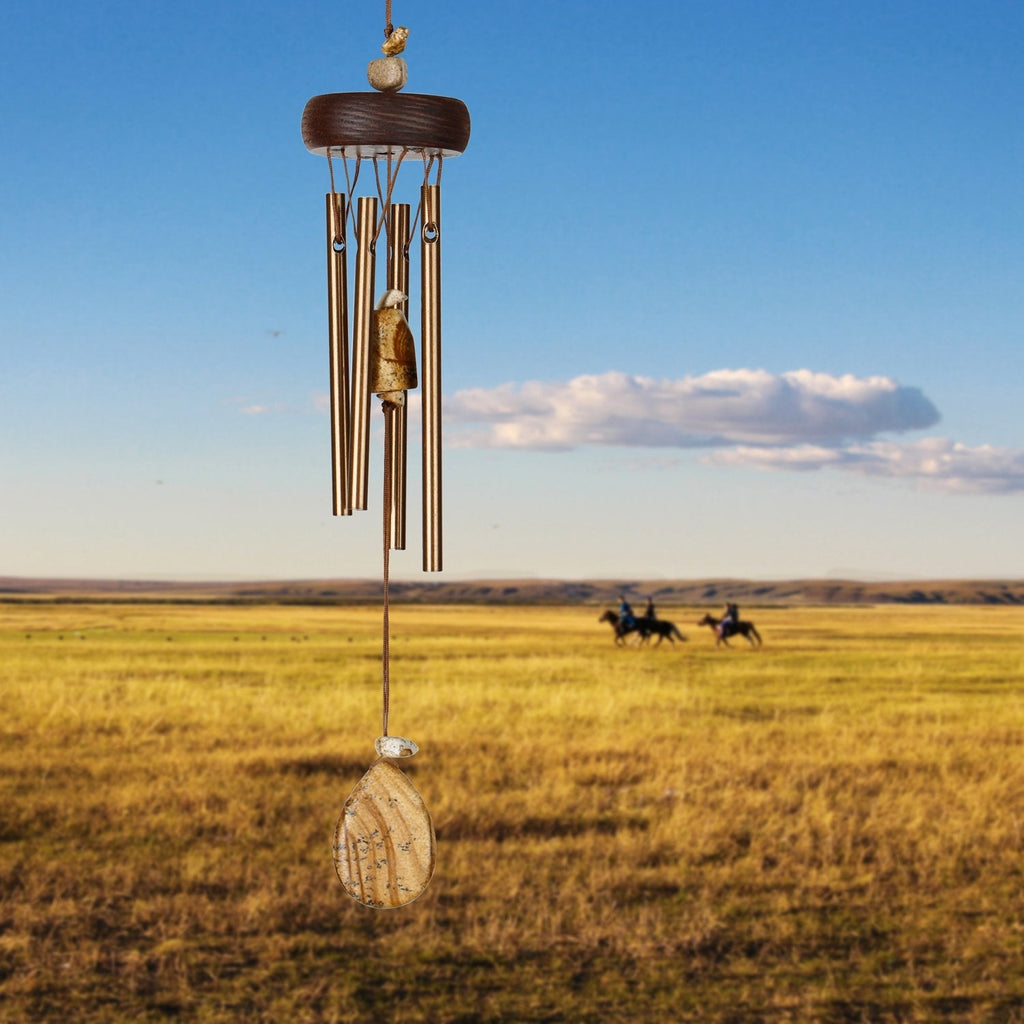 Precious Stones Chime - Prairie Jasper lifestyle image