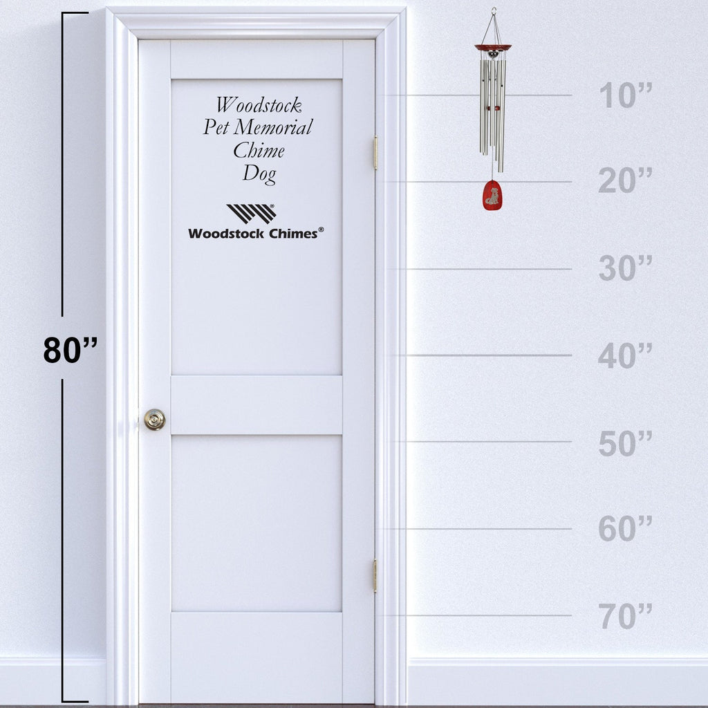 Pet Memorial Chime - Dog proportion image