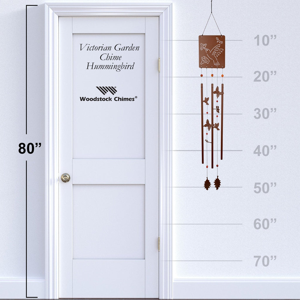 Victorian Garden Chime - Hummingbird proportion image