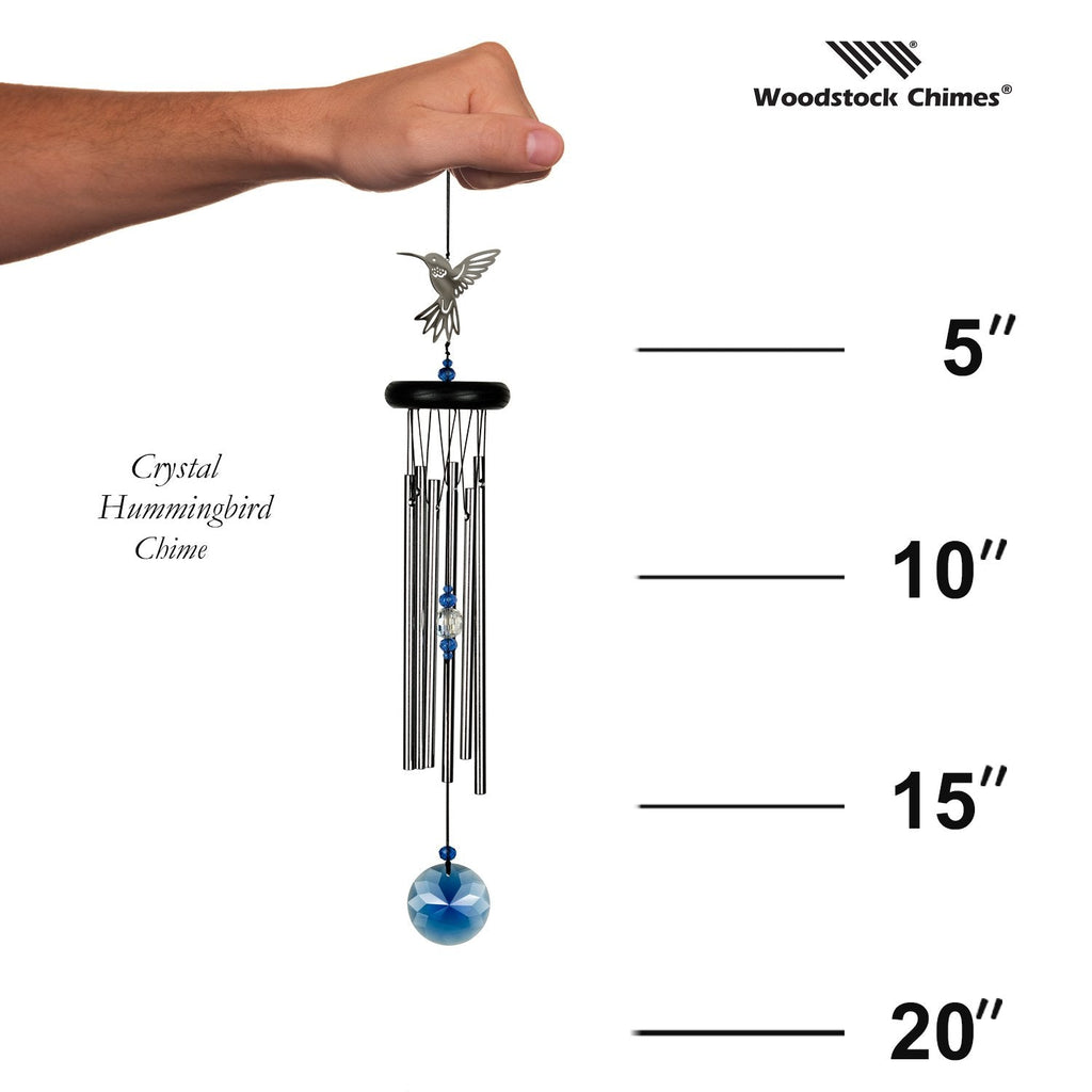 Crystal Hummingbird Chime proportion image